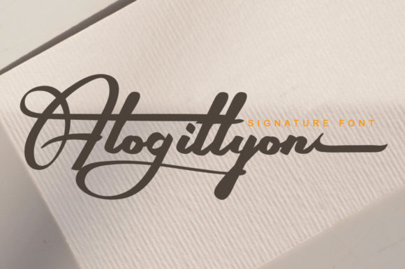 Alogittyon: A Timeless Script Font for Polished Branding