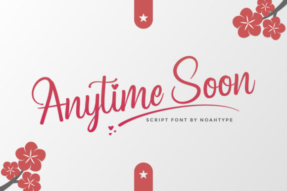 Anytime Soon: A Graceful Script Font for Editorial Design