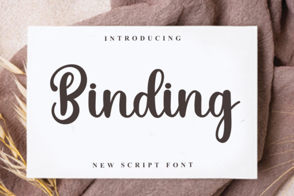 Binding: A Delicate Handwritten Font for Creative Branding