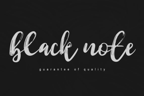 Black Note: A Sweet Script Font for Modern Campaigns