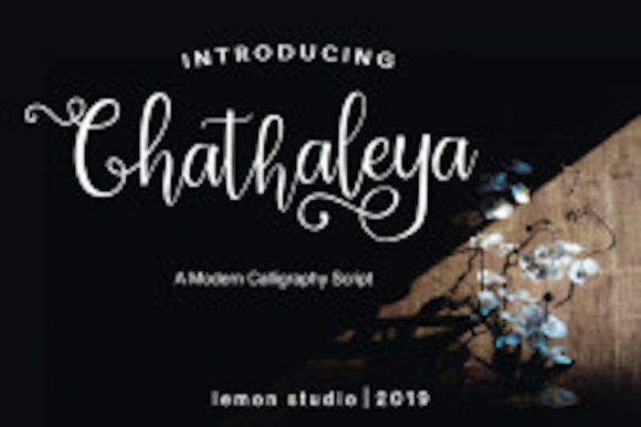 Chathaleya: A Script Font for Elegance and Versatility