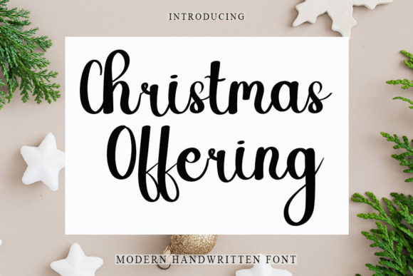 Christmas Offering: A Handwritten Font That Elevates Real Small Business Branding