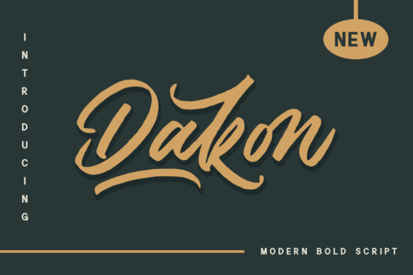 Dakon: A Script Font That Elevates Editorial Design