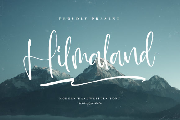 Hilmaland: A Poetic Script Font for Authentic Brand Identity