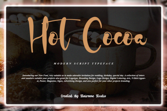 Hot Cocoa Font for Editorial Design and Content Creation