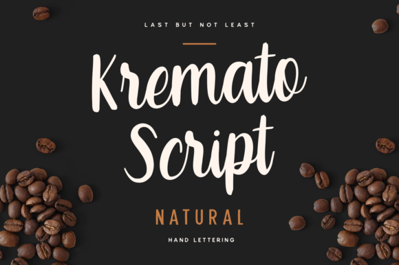 Kremato Font for Handmade and Commercial Designs