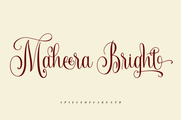 Maheera Bright: A Script Font That Elevates Editorial Design