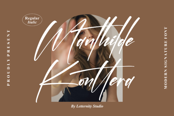 Manthilde Konttera: A Graceful Script Font for Digital Branding