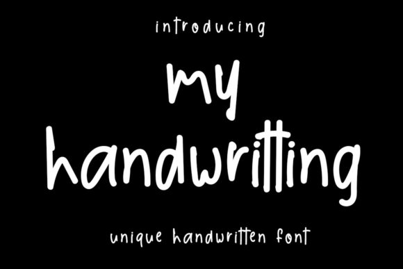 My Handwritting: A Stylish Script Font for Modern Web Design