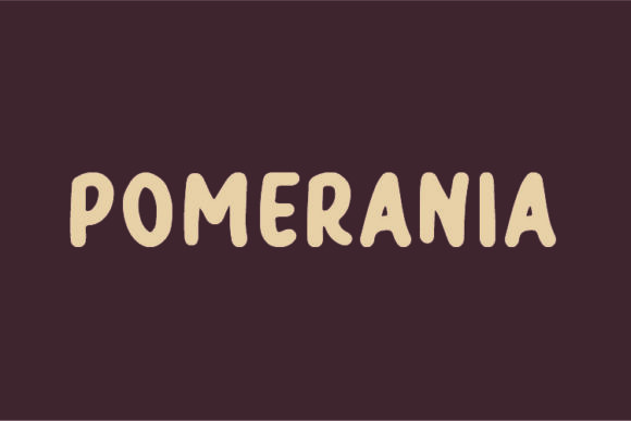 Pomerania Font for Web Design and Branding