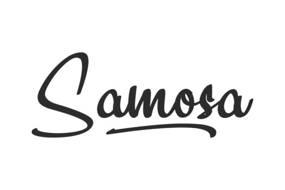 Samosa Font for Small Business Branding