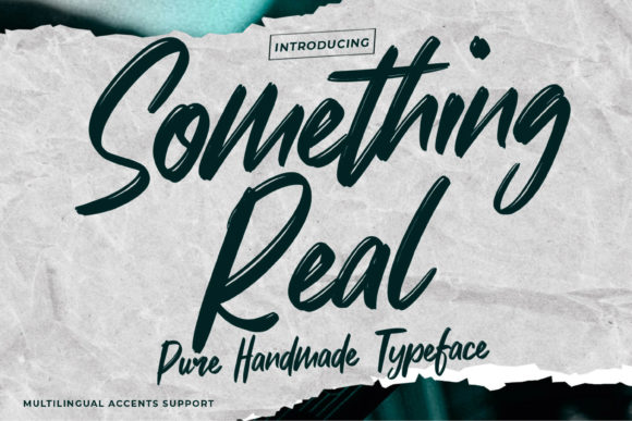 Something Real: A Script Font for Professional Branding