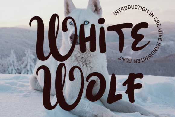 White Wolf: A Script Font That Elevates Editorial Design