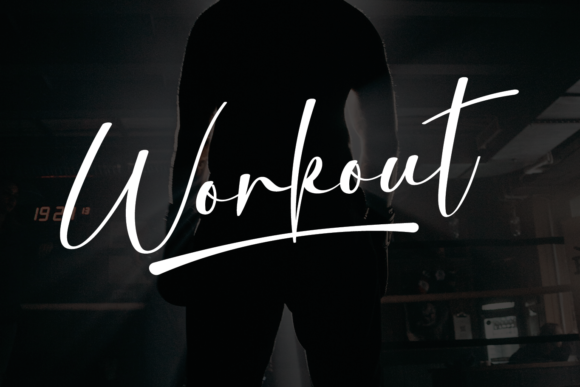 Workout: A Handwritten Font for Editorial Elegance
